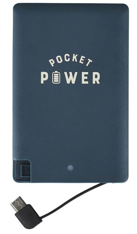 GENTLEMEN'S HARDWARE AKUPANK CREDIT CARD SIZE, 2500MAH