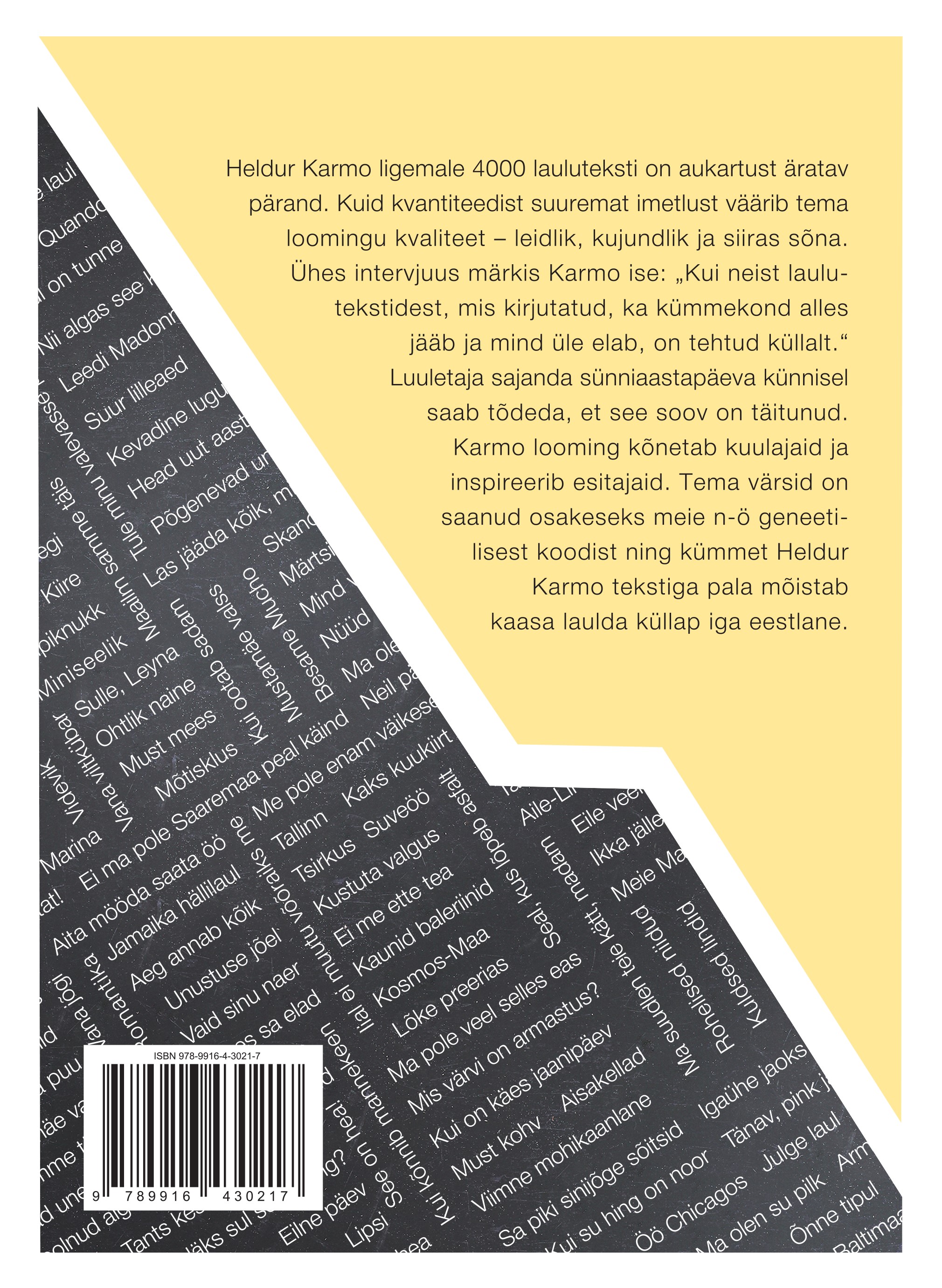 Heldur Karmo. Elu muusikas - Meelis Karmo