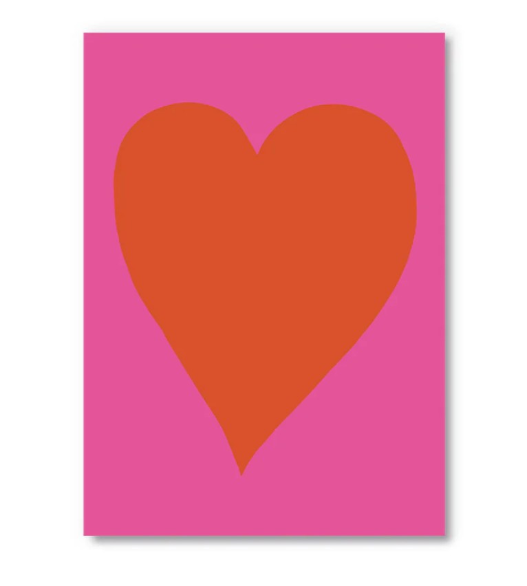 Postkaart Neon Heart