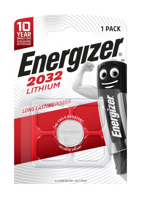 Patarei Energizer CR2032 3V Liitium, 1 patarei