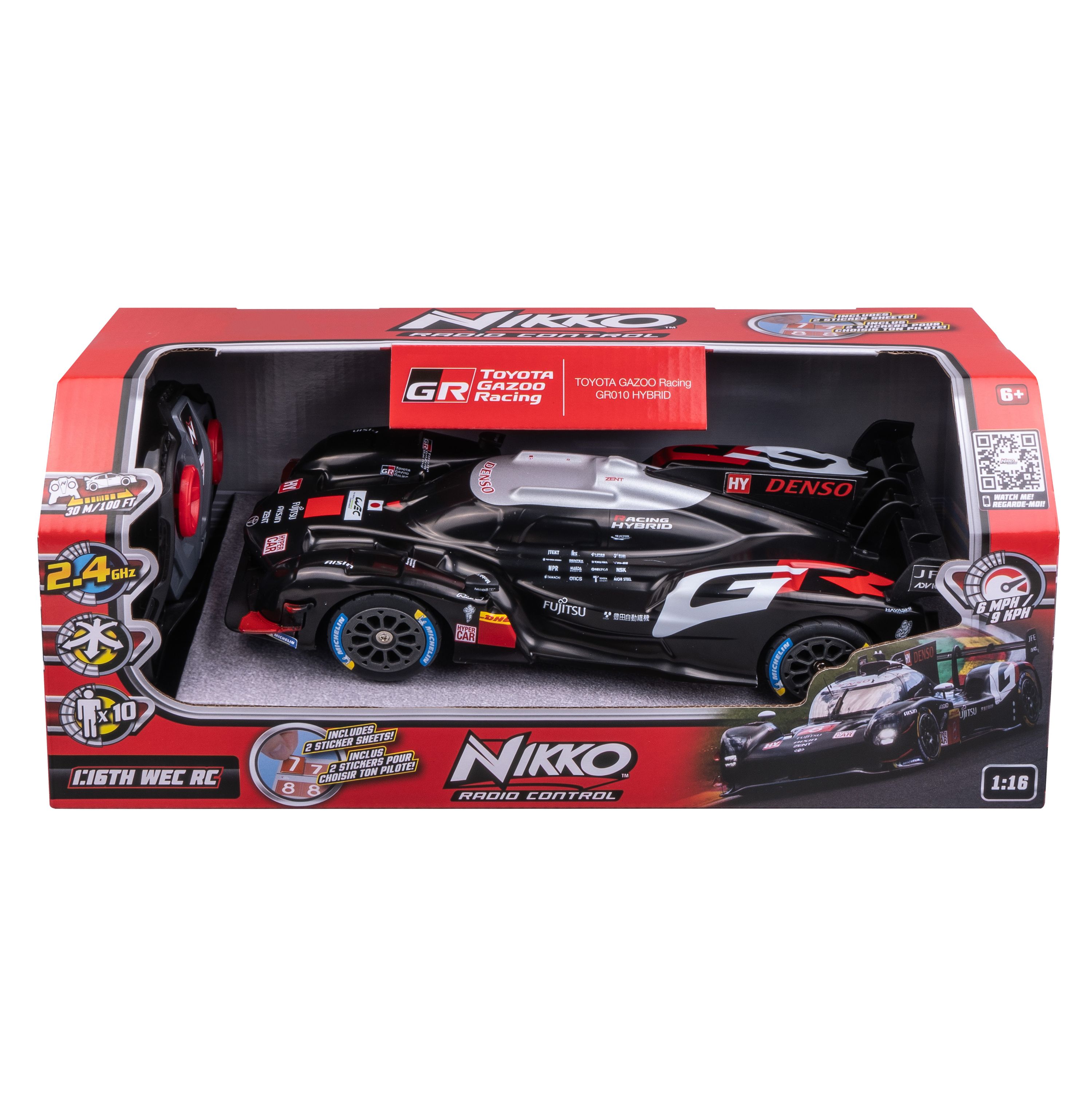 NIKKO Raadioteel juhitav Toyota GR WEC GR010 Hybrid, skaala 1:16