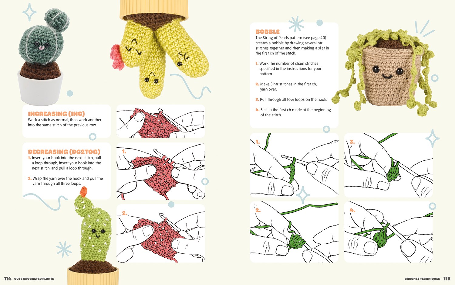 Cute Crocheted Plants: 25 Lovable Crochet Designs - Emma Varnam