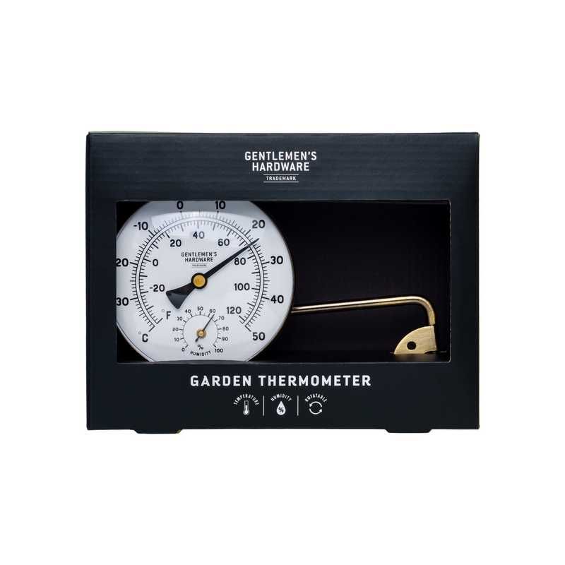 Gentlemen's Hardware aiatermomeeter Metal Garden Thermometer
