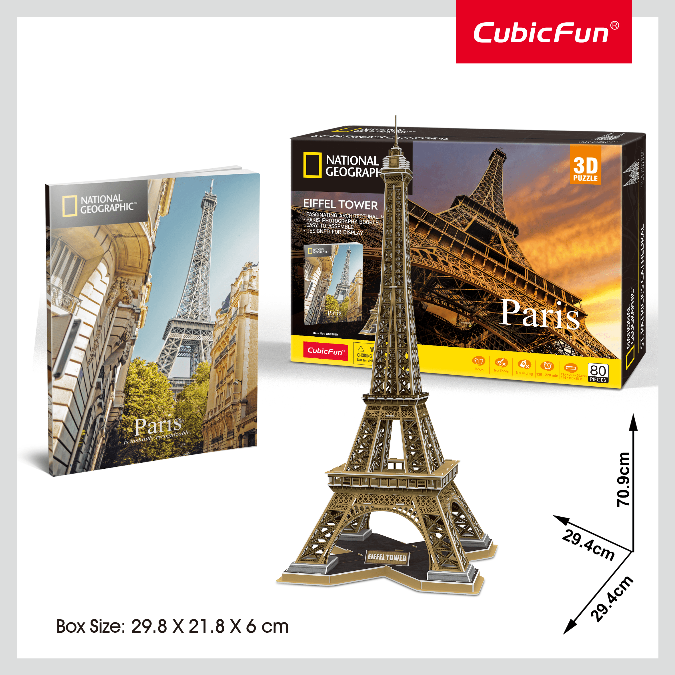 CUBICFUN 3D pusle National Geographic Eiffeli torn