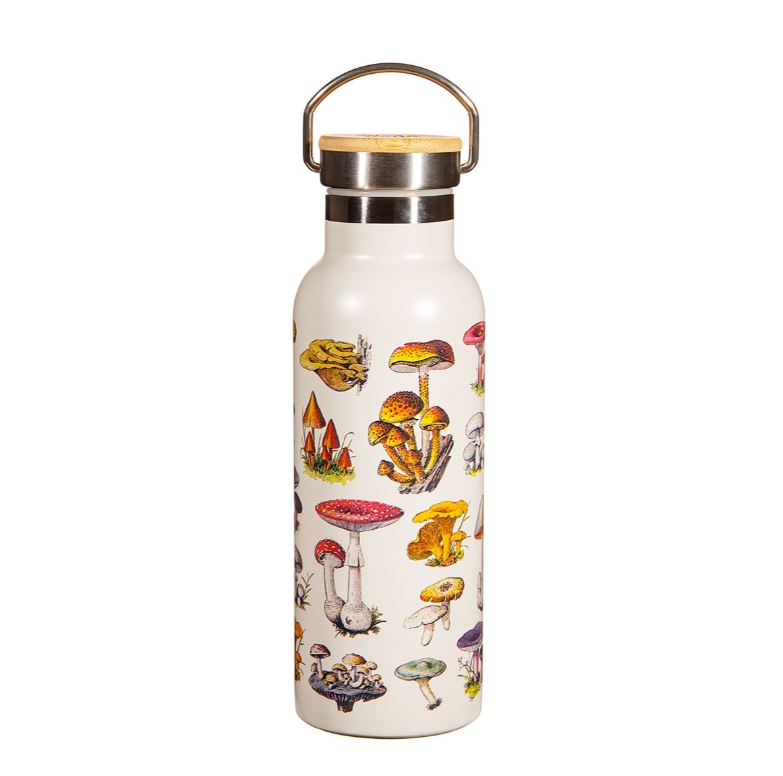 Termospudel Vintage Mushroom, bamboo lid, 500ml