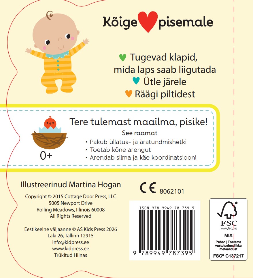 Kõige pisemale. Esimesed sõnad. Klappidega raamat