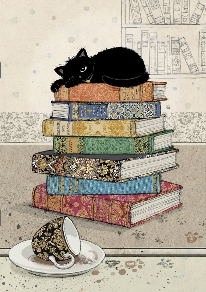 Märkmik Bug Art Kitten On Books, A5, jooneline