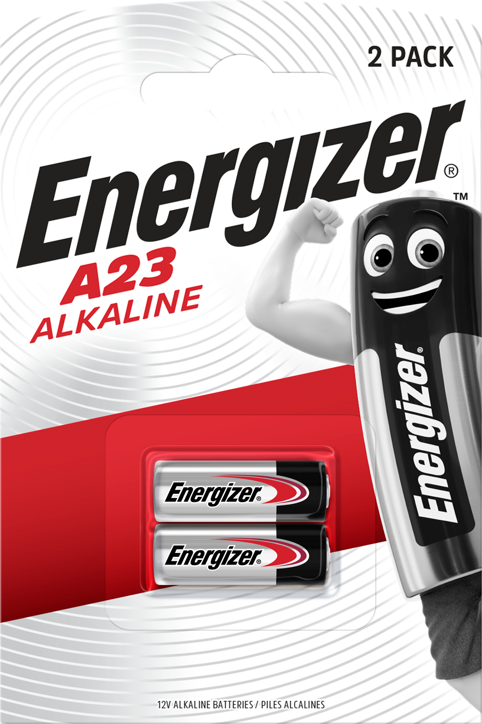 Patareid Energizer A23/E23A 2 patareid pakis (LRV08/2B) Alkaline 12V