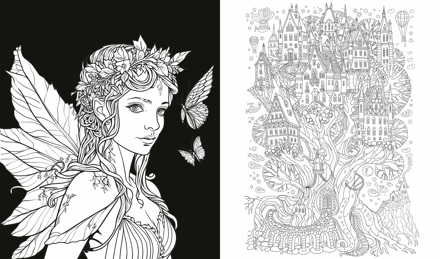 Romantasy Colouring Book