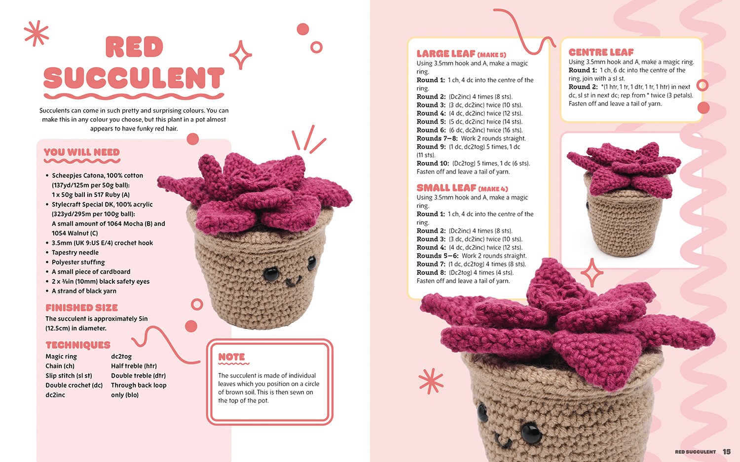 Cute Crocheted Plants: 25 Lovable Crochet Designs - Emma Varnam