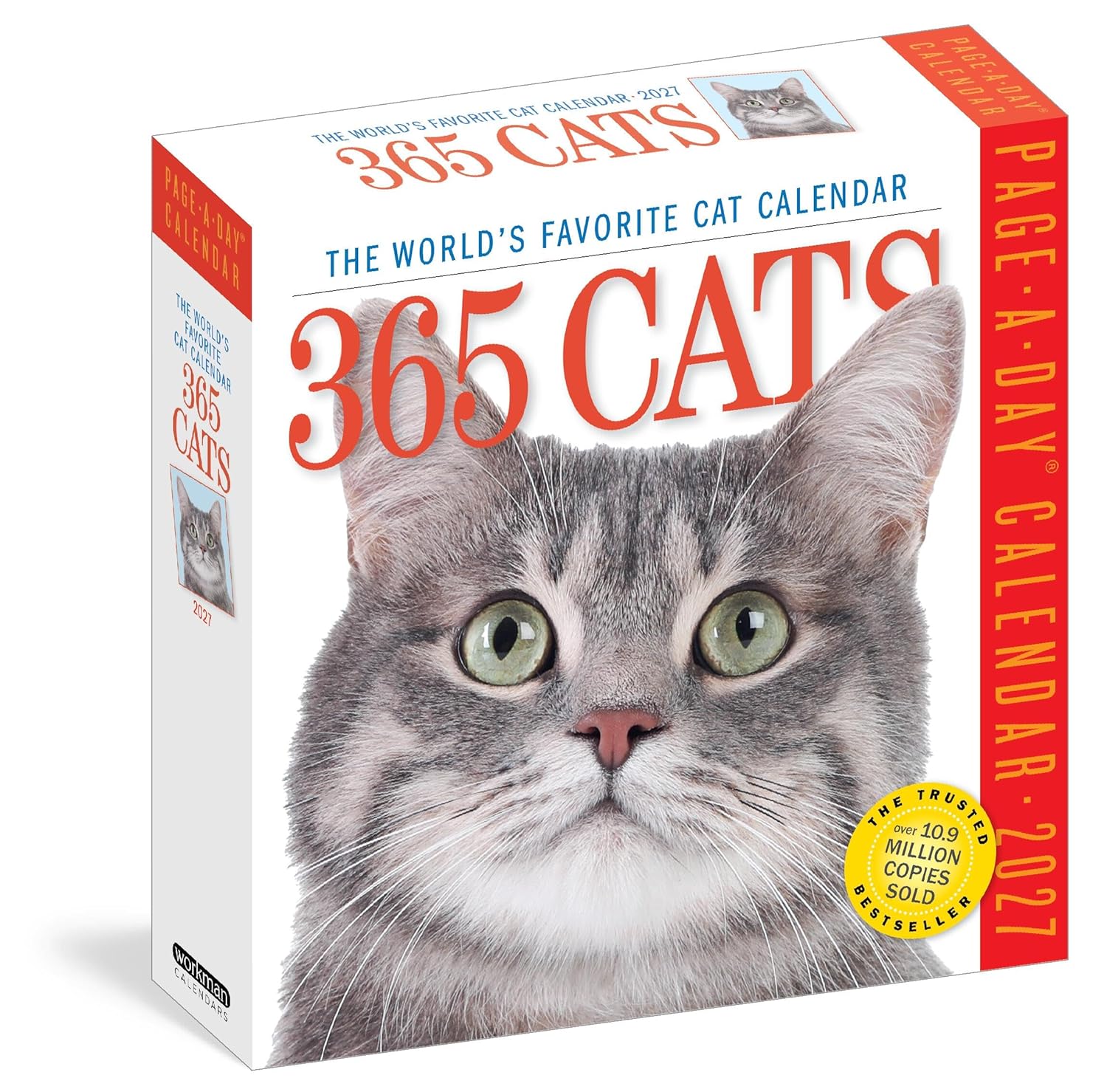 2027 lauakalender 365 Cats (Page-A-Day)