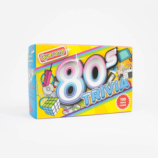 Kaardikomplekt Awesome 80s Trivia