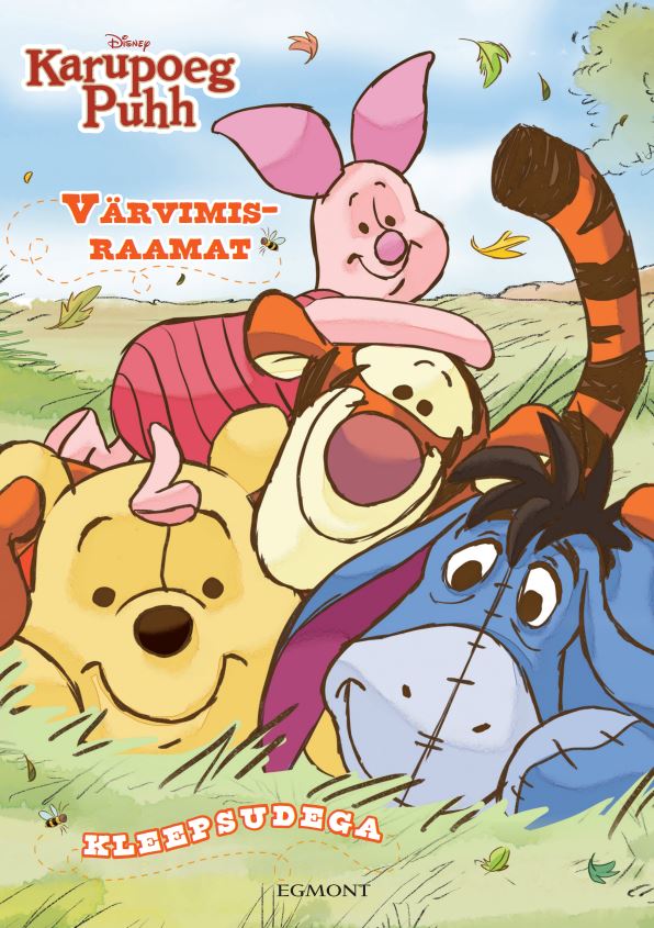 KARUPOEG PUHH. VÄRVIMISRAAMAT KLEEPSUDEGA - Disney