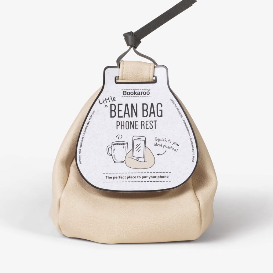 Nutitelefonihoidik Bookaroo Little Bean Bag, cream