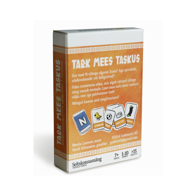 KAARDIMÄNG TARK MEES TASKUS