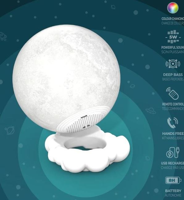 MOB lamp kõlariga Bluetooth Enceinte lumineuse Moony