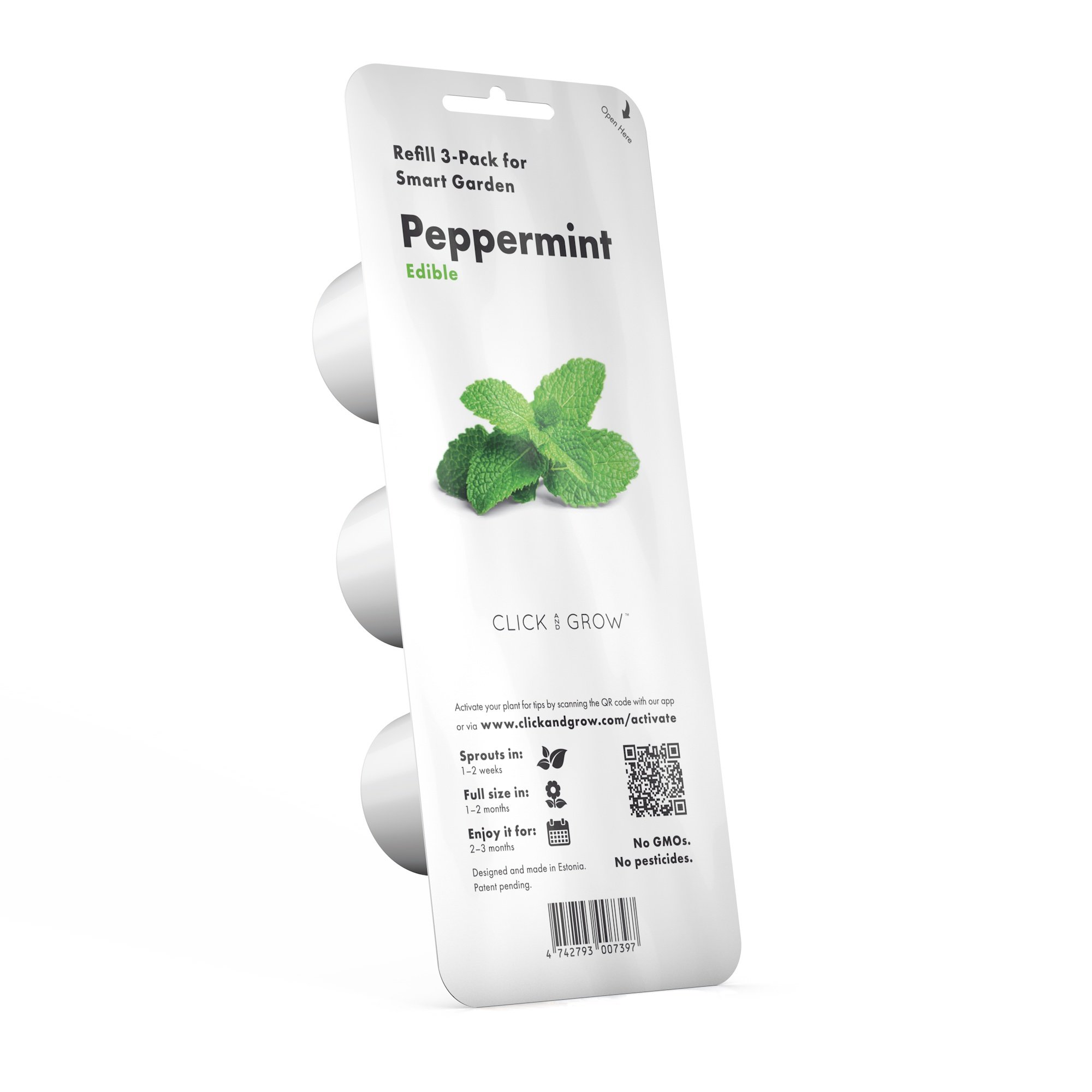 CLICK & GROW: 3 TAIMEKASSETTI, PIPARMÜNT