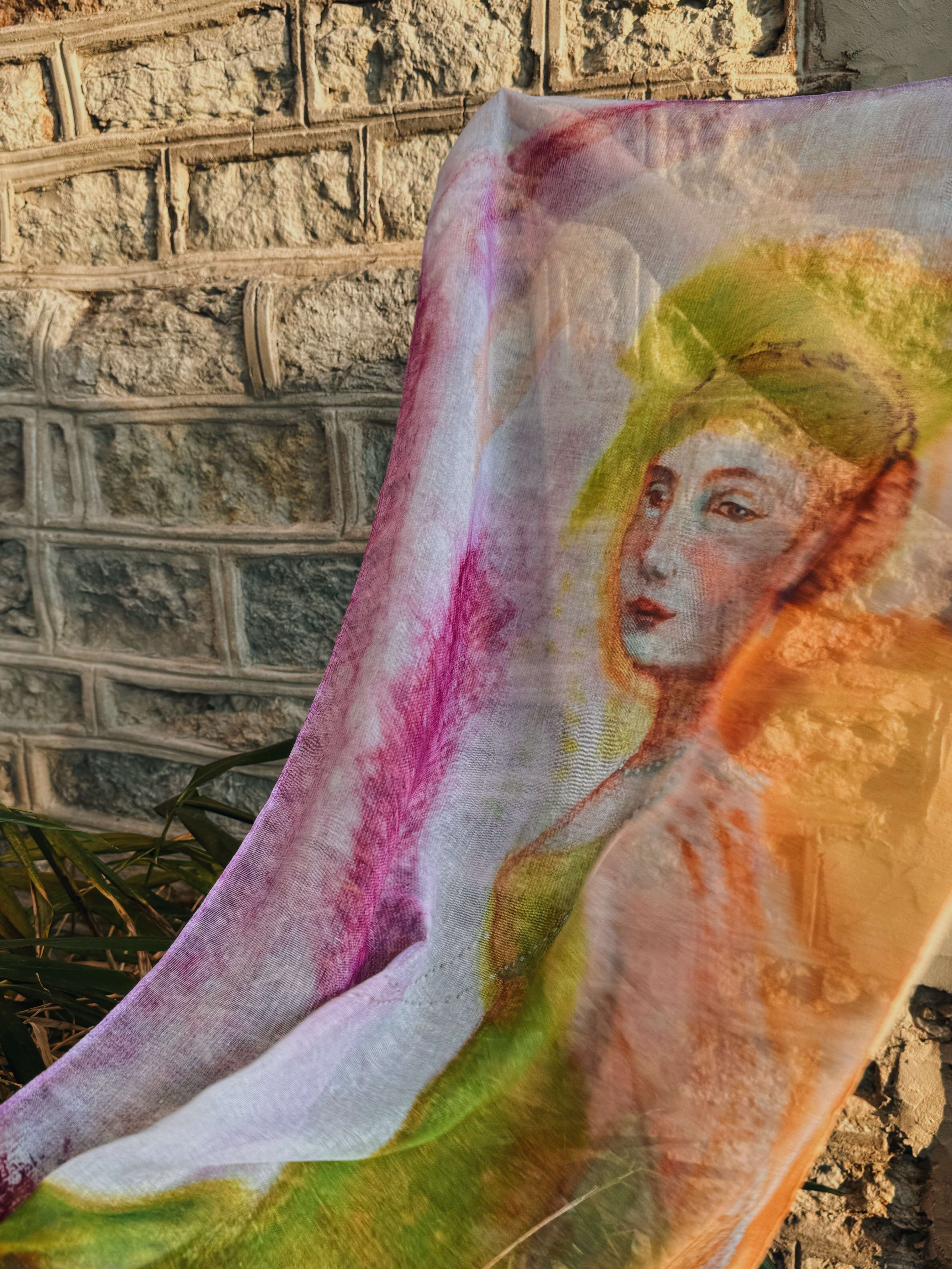 Sall Tantsib Rohelises Kleidis, Epp Maria Kokamägi,60x180cm