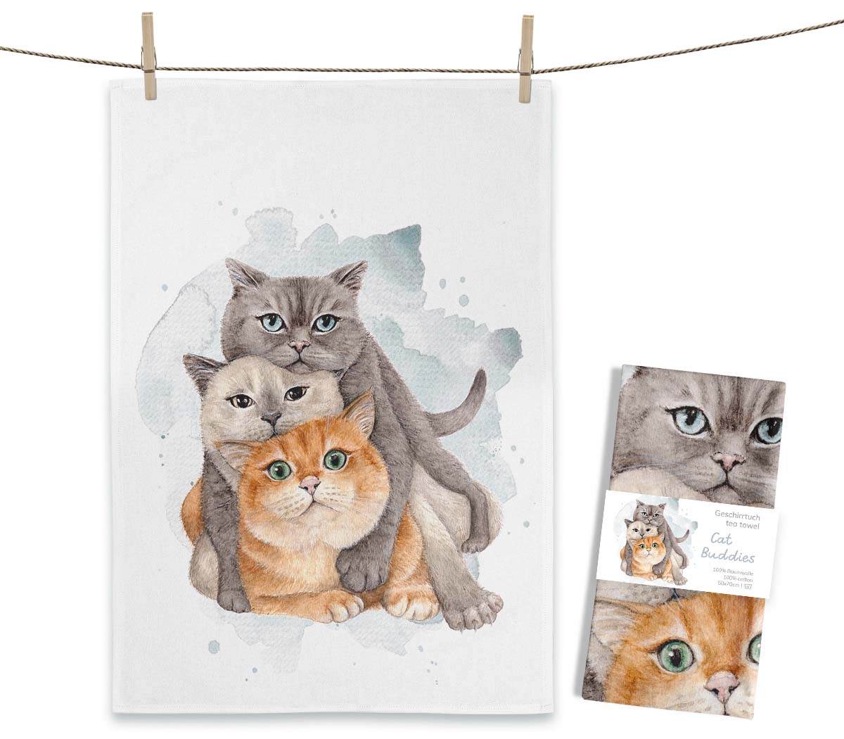 Köögirätik Cat Buddies