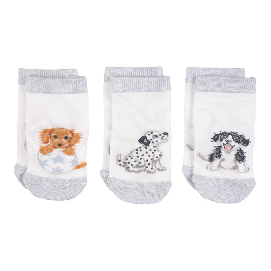 Wrendale beebisokid Little Paws, 0-6 kuud, 3 paari