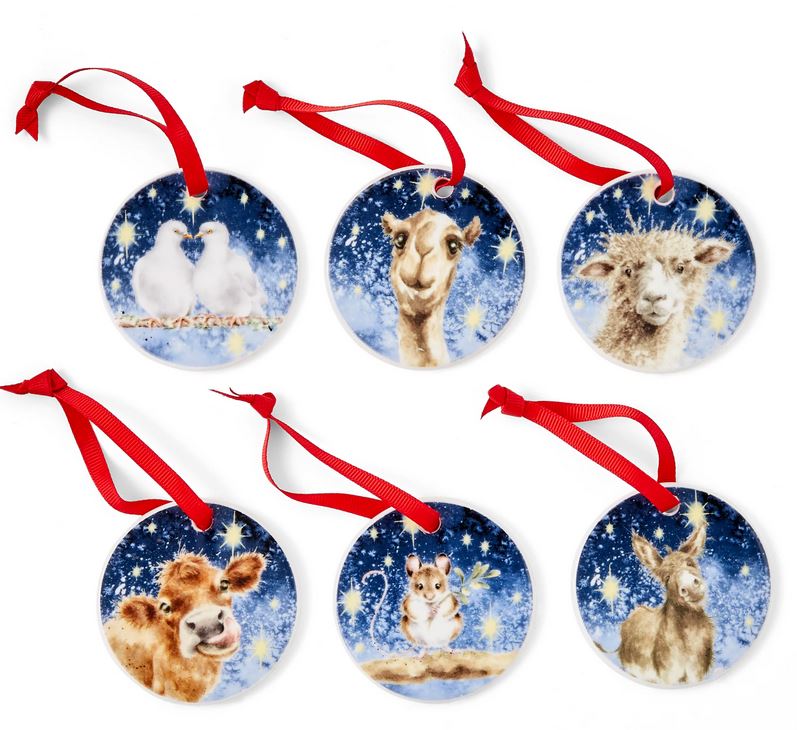 Wrendale kuuseehete komplekt Nativity, 6tk