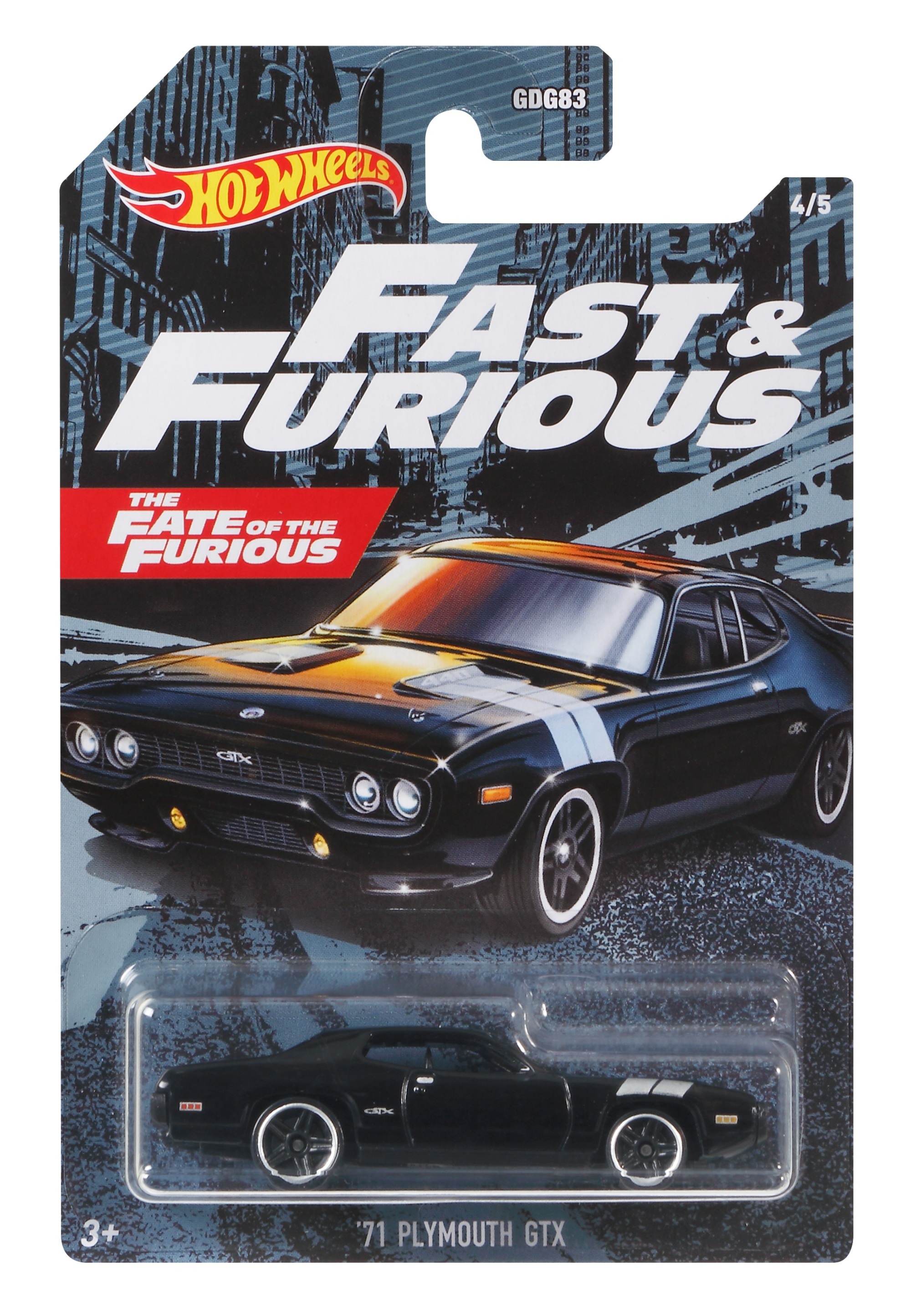 MÄNGUASI HOT WHEELS FAST & FURIOUS, 1TK, ASSORTII