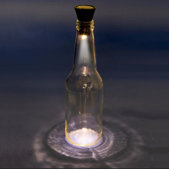 Valgustiga pudelisulgur Solar Cork Light, LED