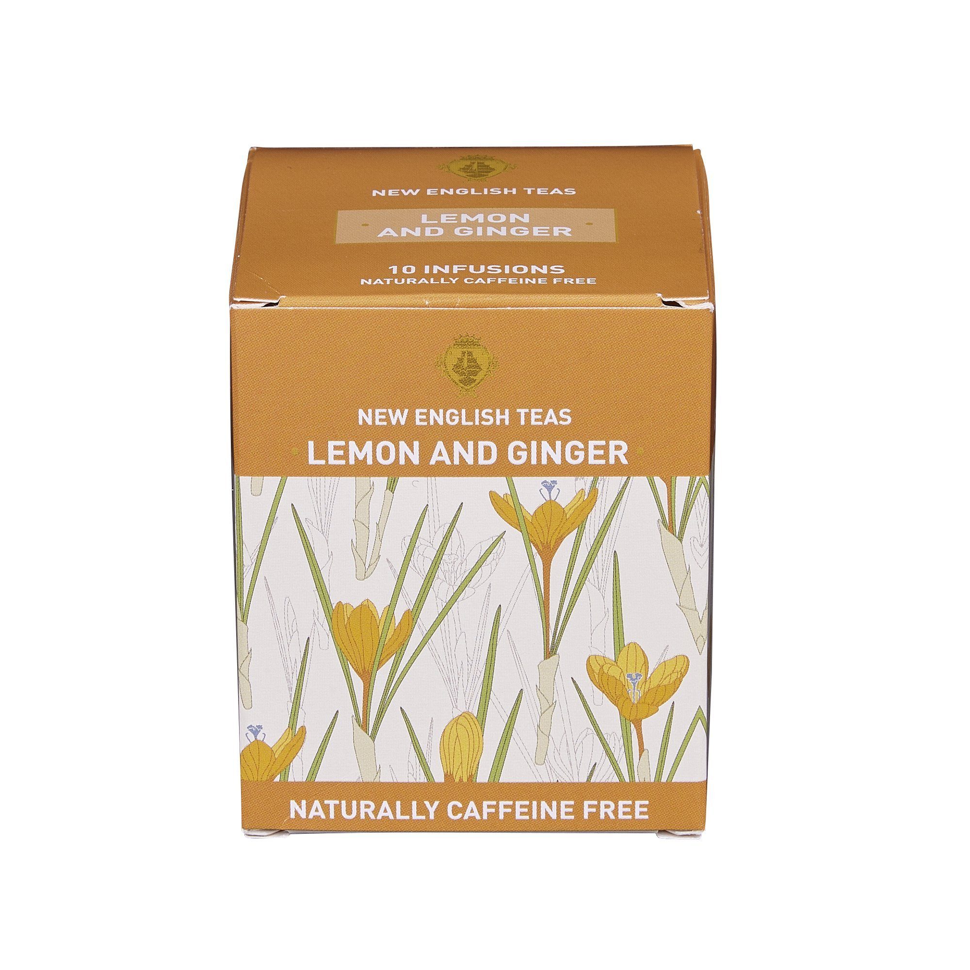 TEE FRUIT & HERBAL, LEMON AND GINGER, 10TK