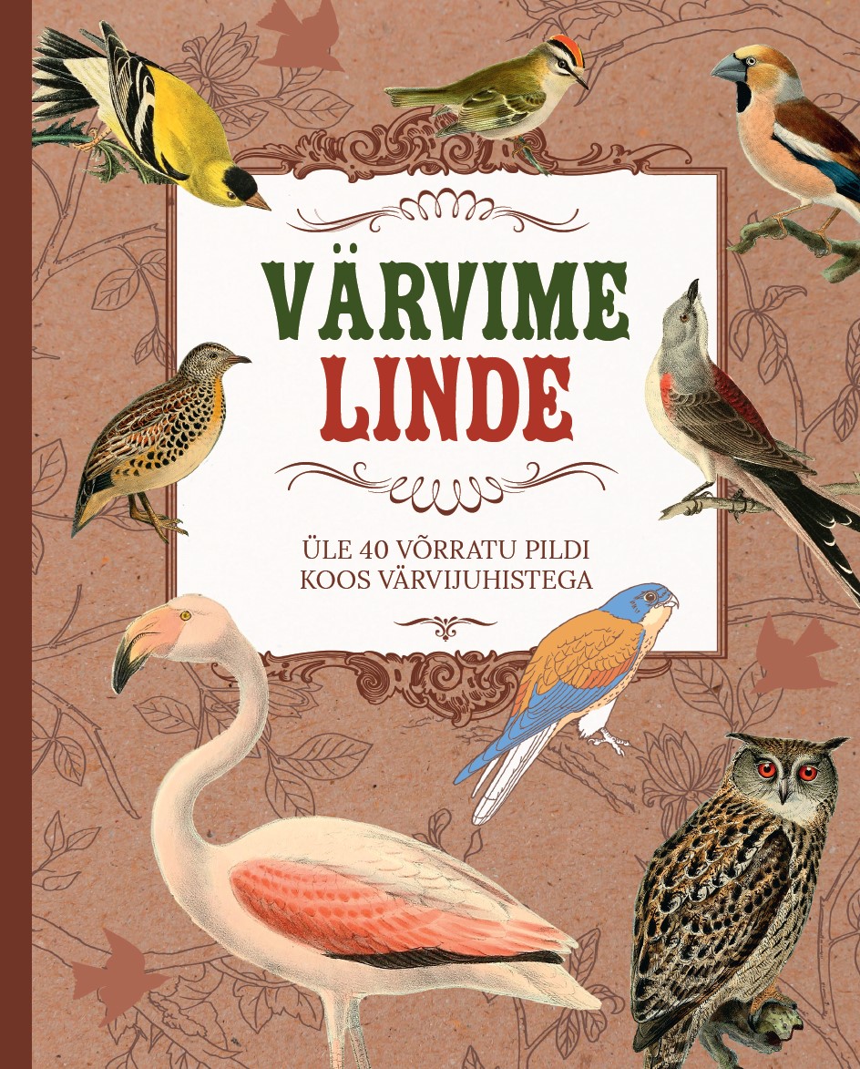 Värvime linde. Üle 40 võrratu pildi koos värvijuhistega