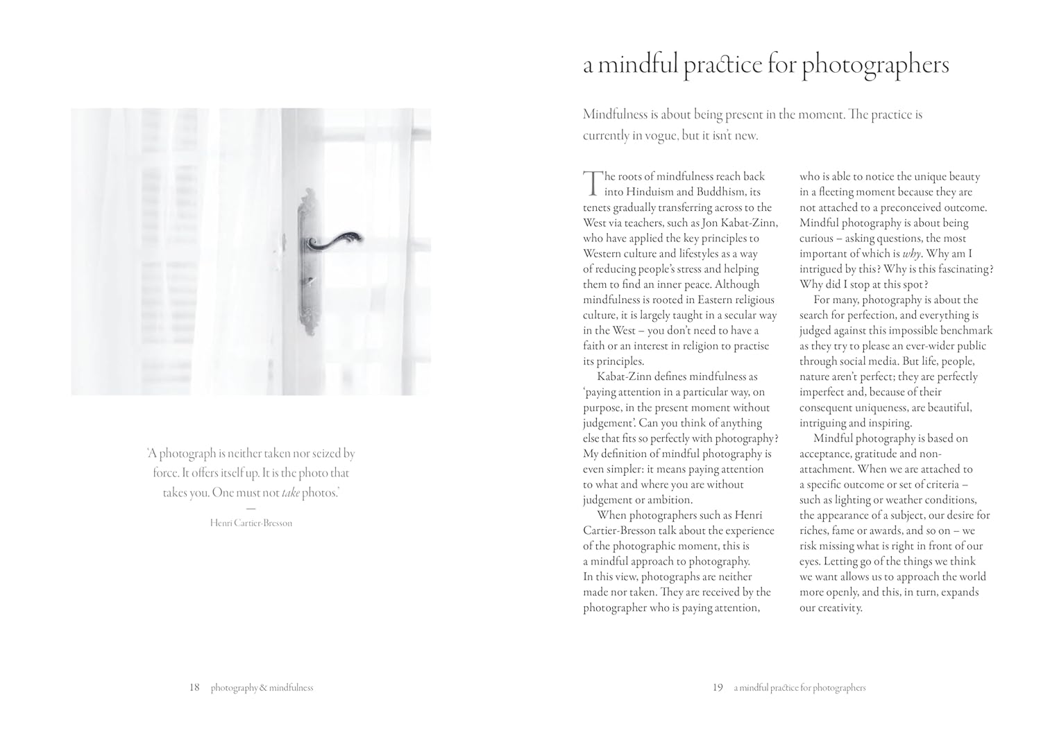Still: A Mindful Practice for Photographers