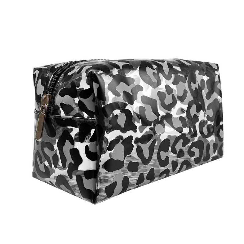 Vintage Cosmetics kosmeetikakott Leopard Print, Gray