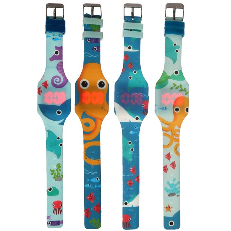 Digitaalne käekell Splosh Sealife, silikoon, assortii