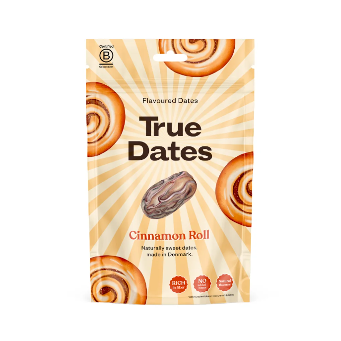 True Dates datlid Cinnamon Roll 100g