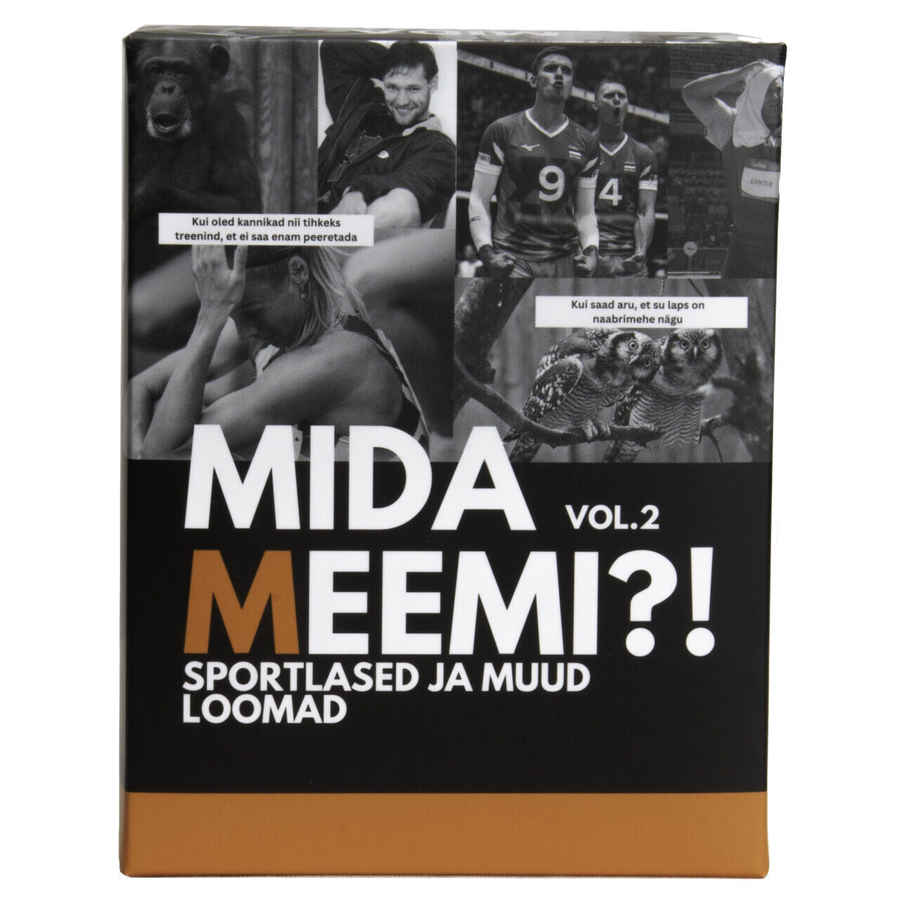 Seltskonnamäng Mida MEEMI?! Sportlased  ja muud loomad