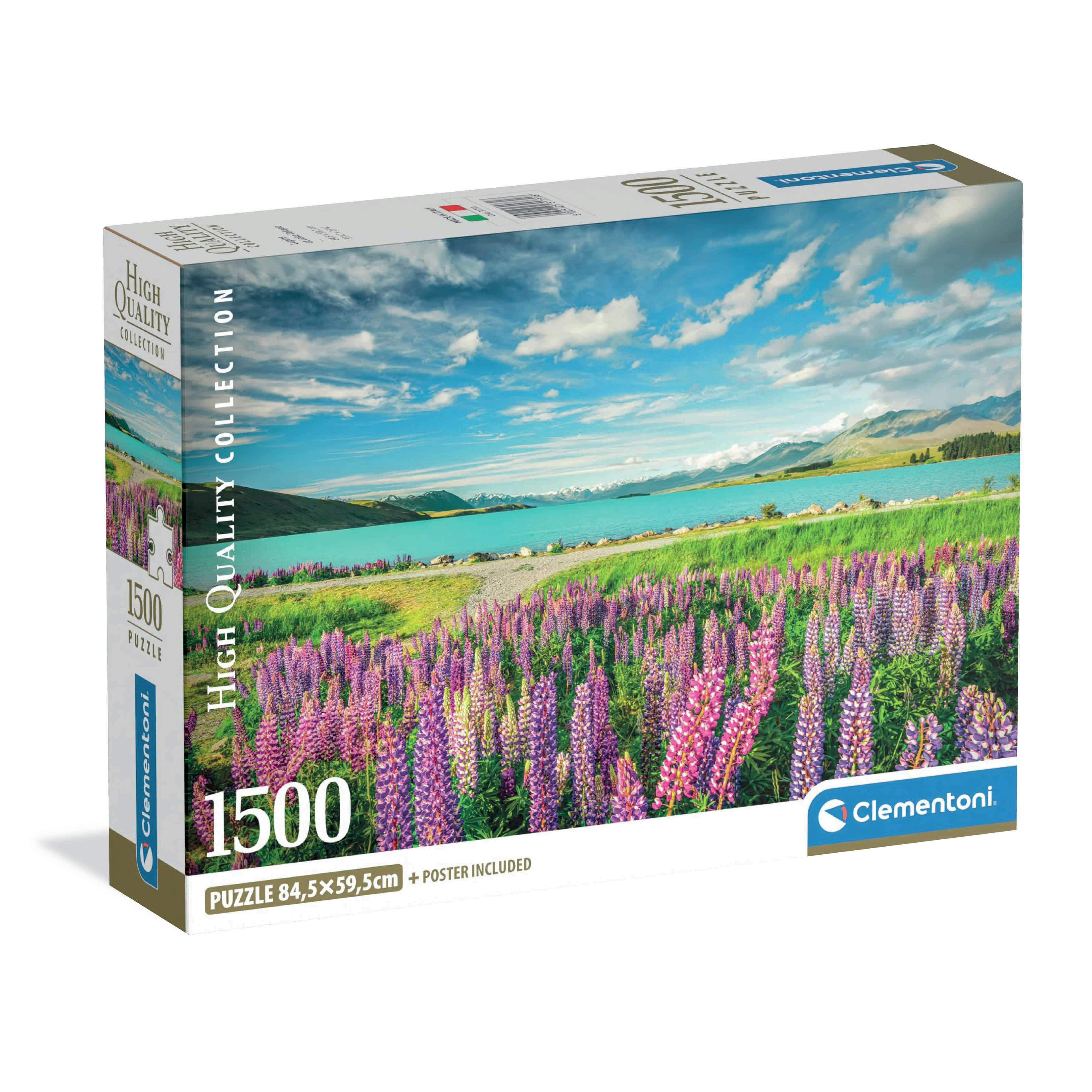 Pusle 1500 tk Lupins At Lake Tekapo 
