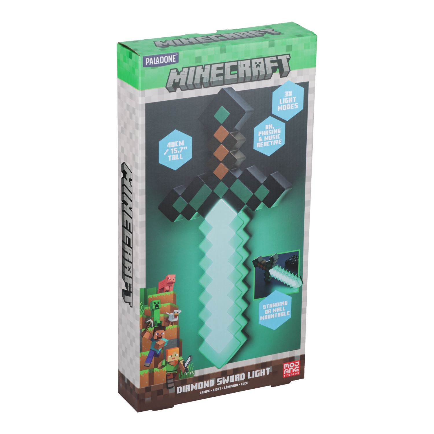 Laualamp Minecraft Diamond Sword, 40cm
