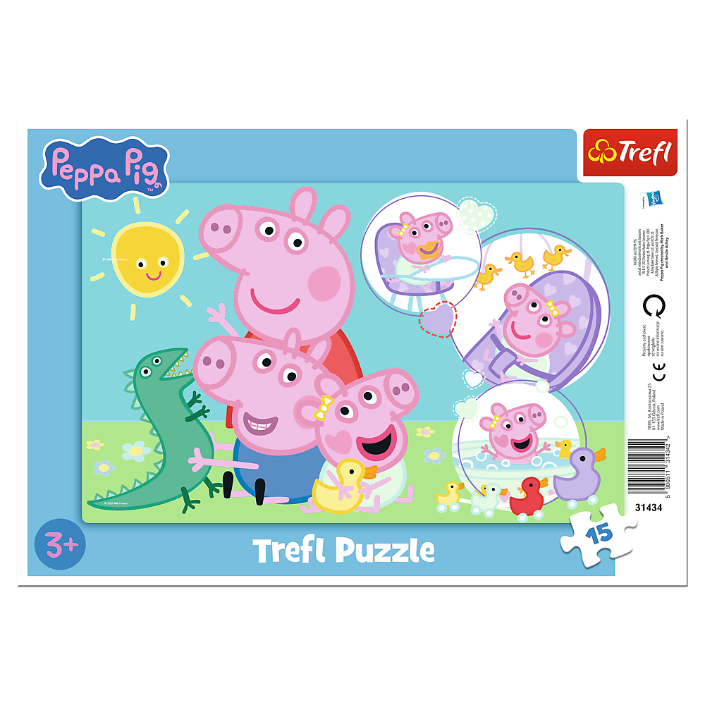Raampusle 15 tk Põrsas Peppa