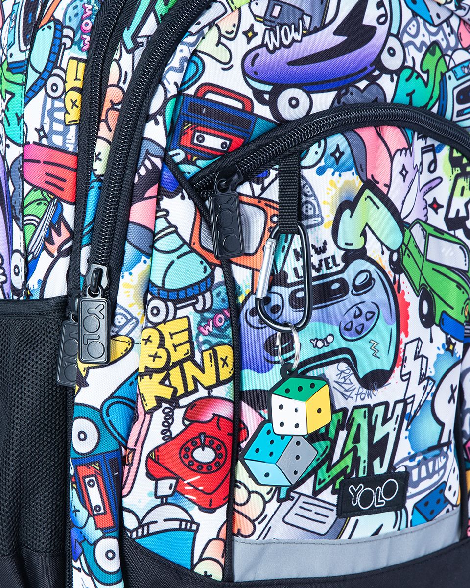Seljakott 2 in 1 Graffiti Wall