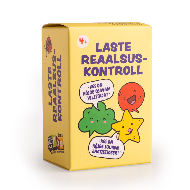 Kaardimäng Laste Reaalsuskontroll 