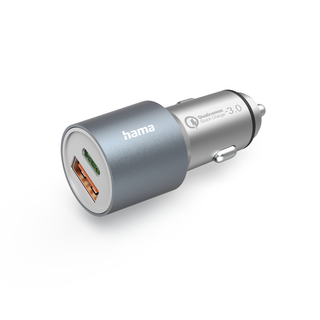 Autolaadija Hama Qualcomm Quick Charge™ 3.0 - USB--A ja USB-C PD, max 38W 5V 6A