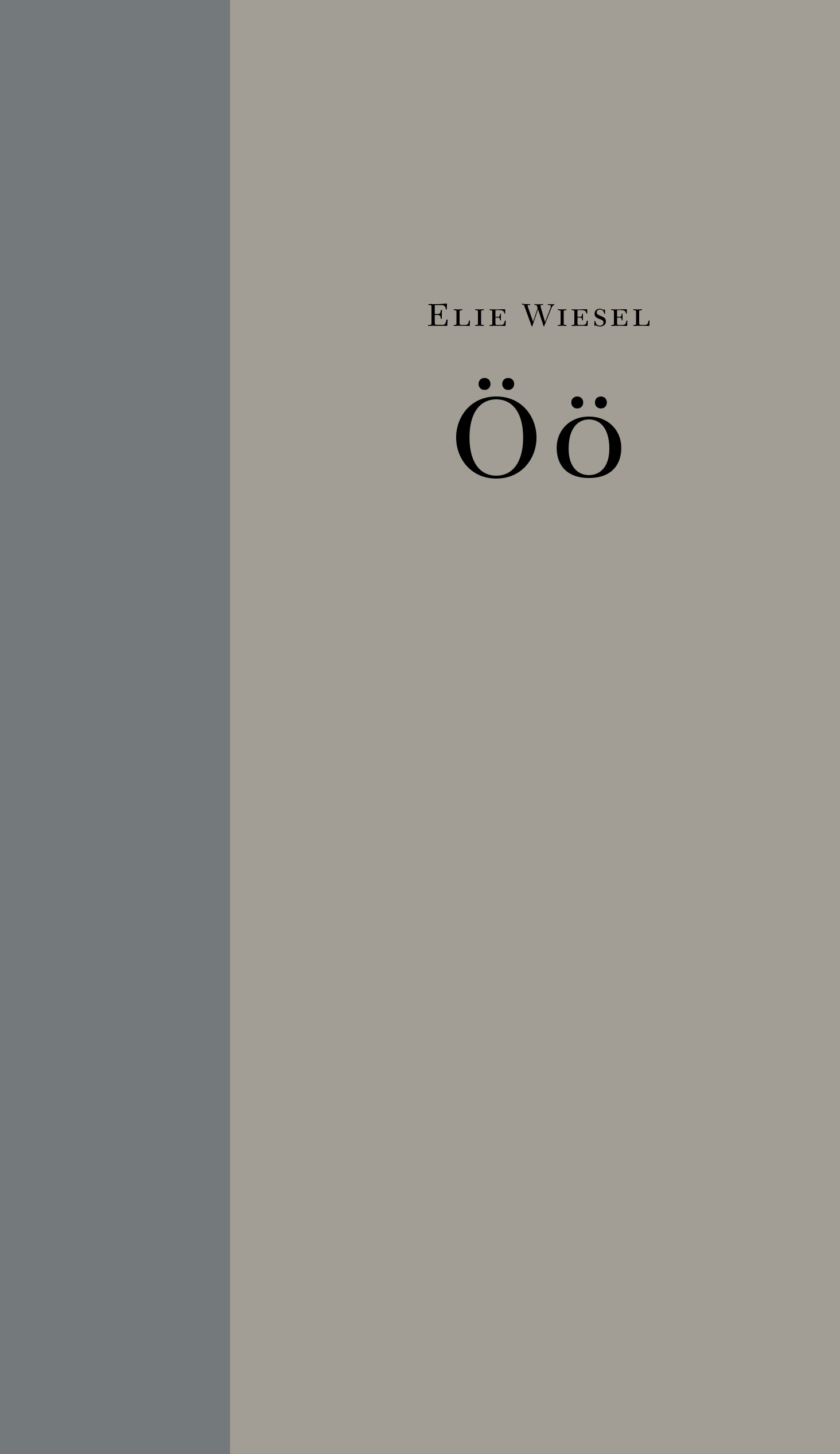 Öö - Elie Wiesel