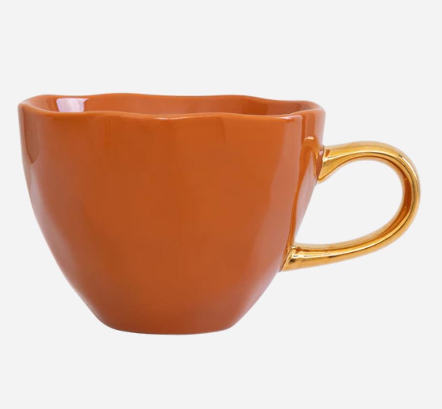 Good Morning tass, burnt orange, 350ml