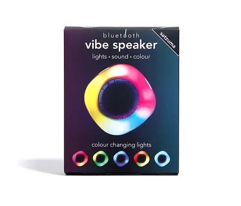Kõlar juhtmevaba Satzuma Vibe, Bluetooth, valgustustusega