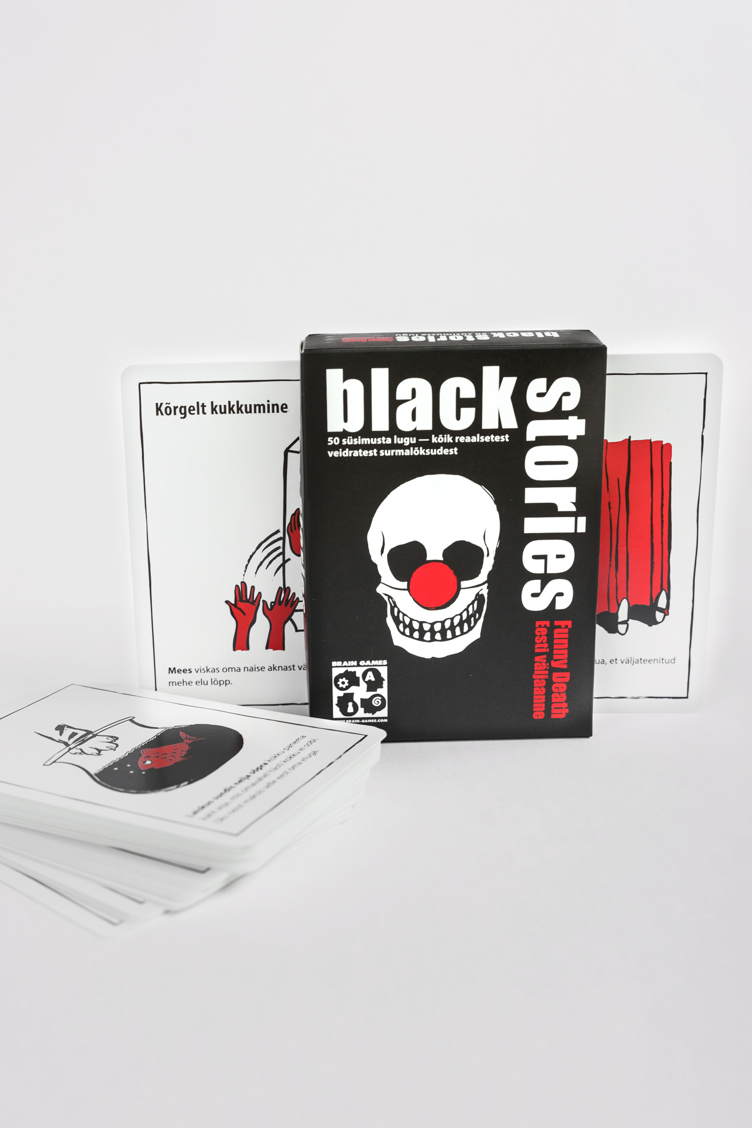 KAARDIMÄNG BLACK STORIES FUNNY DEATH