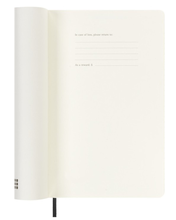 Moleskine 2026-27 18M Weekly Notebook Large Soft Cover, Black