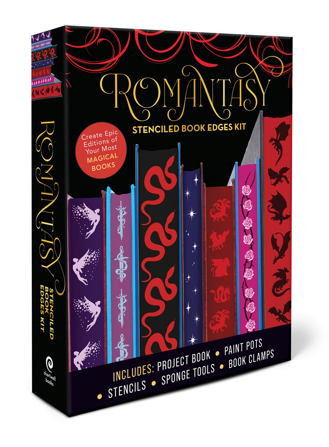 Romantasy Stenciled Book Edges Kit