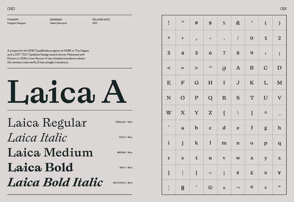 Serif in Use: A Collection of Serif Typefaces