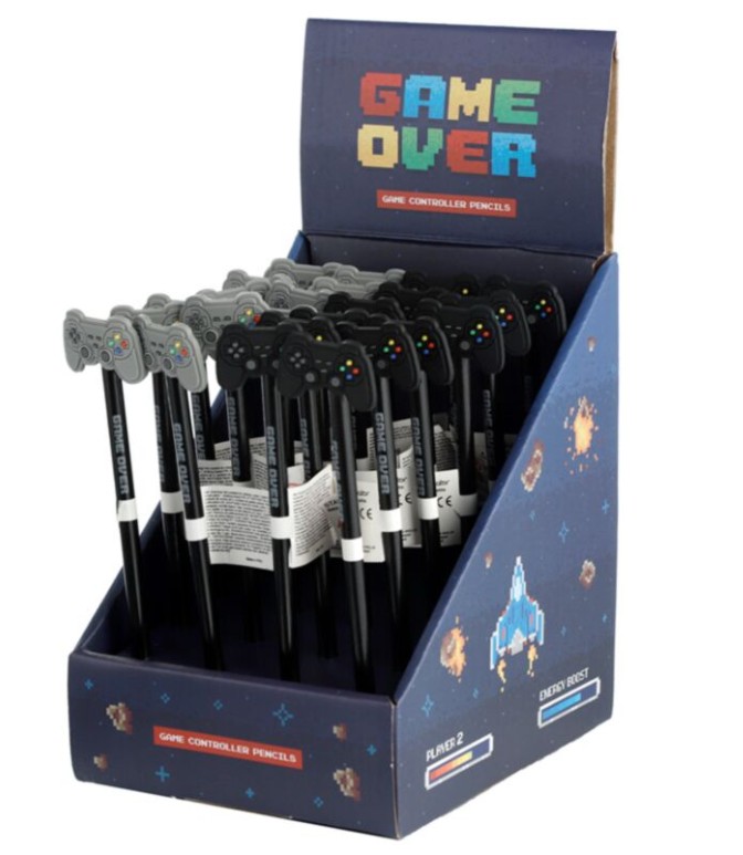Harilik pliiats Game Over, assortii