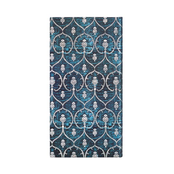 2022 Paperblanks Horizontal Slim Blue Velvet