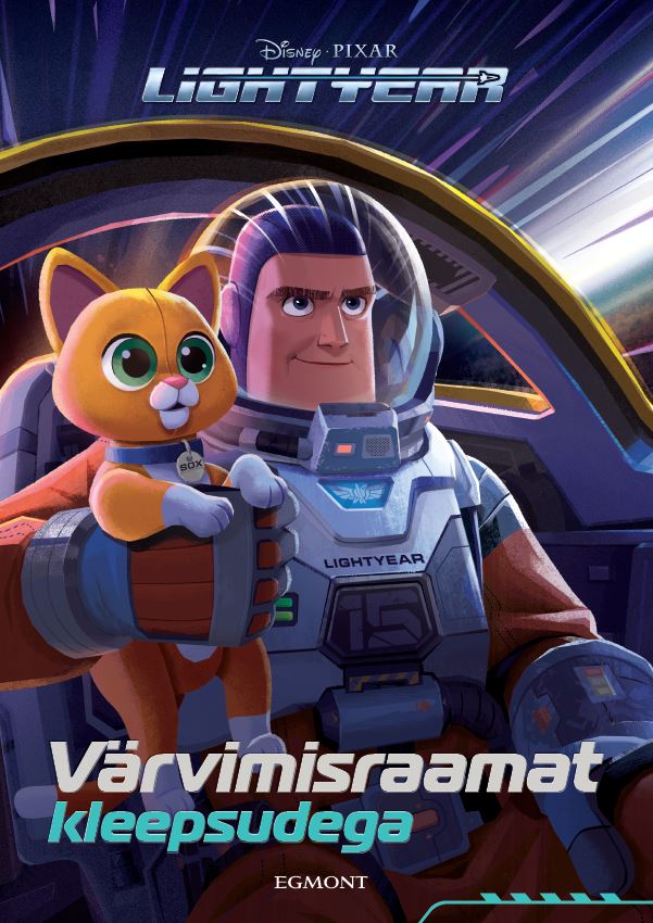 Lightyear. Värvimisraamat kleepsudega!